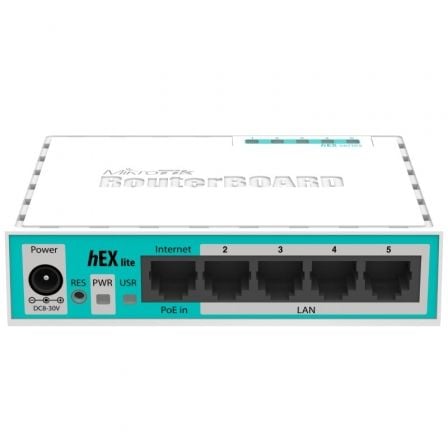 ROUTER MIKROTIK HEX LITE RB750R2 5 PORTAS RJ45 101001000 POE