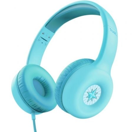 AURICULARES INFANTILES TRUST NOUNA KIDS CON MICRÓFONO AZULES