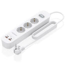 REGLETA CON INTERRUPTOR AISENS ASPS-2A2C10-W 3 TOMAS DE CORRIENTE