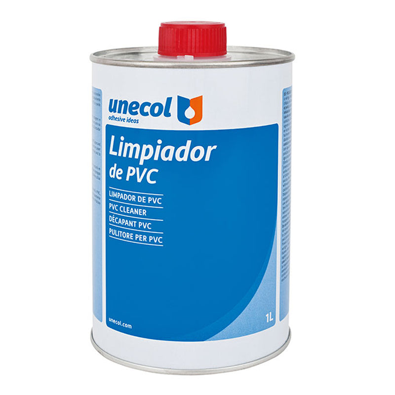 PRODUTO DE LIMPEZA PARA PVC, EMBALAGEM METÁLICA 1L A205 UNECOL