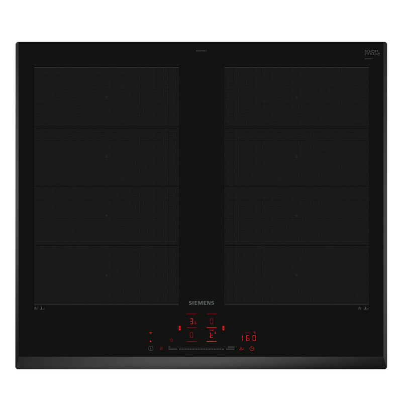 Siemens iQ700 EX651HXC1E placa Preto Embutido 60 cm Placa com zon