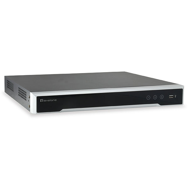 GRAVADOR LEVEL ONE 8-CHANNEL NETWORK VIDEO, POE 8 POE OUTPUTS, H.