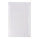 TAMPA COLETOR RECTANGULAR ABS RETANGULAR 25X40CM BRANCO