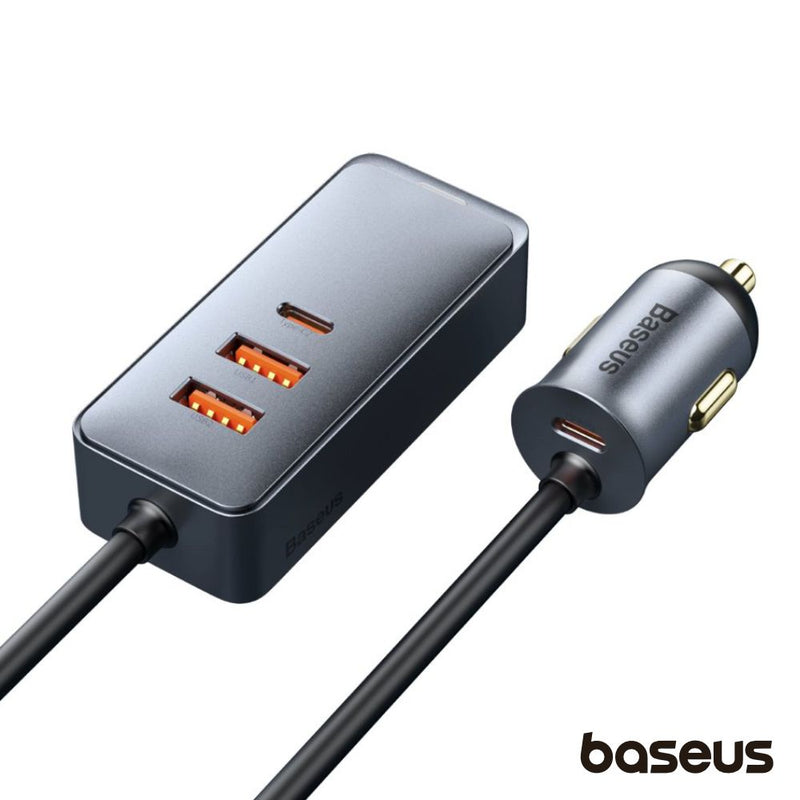 ADAPTADOR ISQUEIRO 12V24V PD 2 USB-A  2 USB-C BASEUS