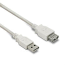 METRONIC CABO PROLONGADOR USB A MACHO  A FÊMEA 2.0 3MTS BRANCO