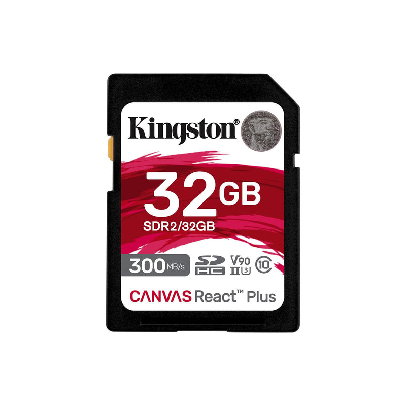 SDHC CARD 32GB CANVAS REACT PLUS UHS-II 300R260W U3 V90 FOR FULL