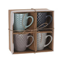 KIT 4 CHAVENAS DE CAFÉ 200ML CORES SORTIDAS