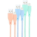 Nanocable 10.10.0401-CO1 cabo Lightning 1 m Azul, Verde, Rosa