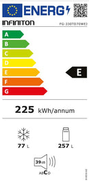 FRIGORIFICO COM CONGELADOR INFINITON FG330TD70WEJ 170CM