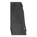 CALÇA CINZA ESTILO ROAD, COM VÁRIOS BOLSOS E TECIDO ELÁSTICO, TAM