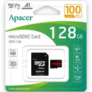 TARJETA DE MEMORIA APACER 128GB XC UHS 1 CON ADAPTADOR CLASE 10 1