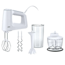 Braun HM 3135 WH Batedeira manual 500 W Cinzento, Branco