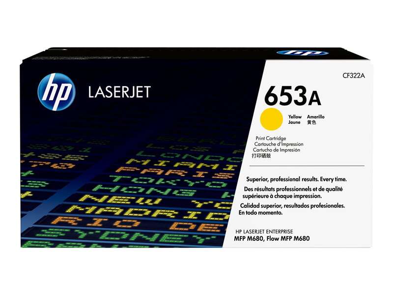 HP Toner LaserJet Original 653A Amarelo