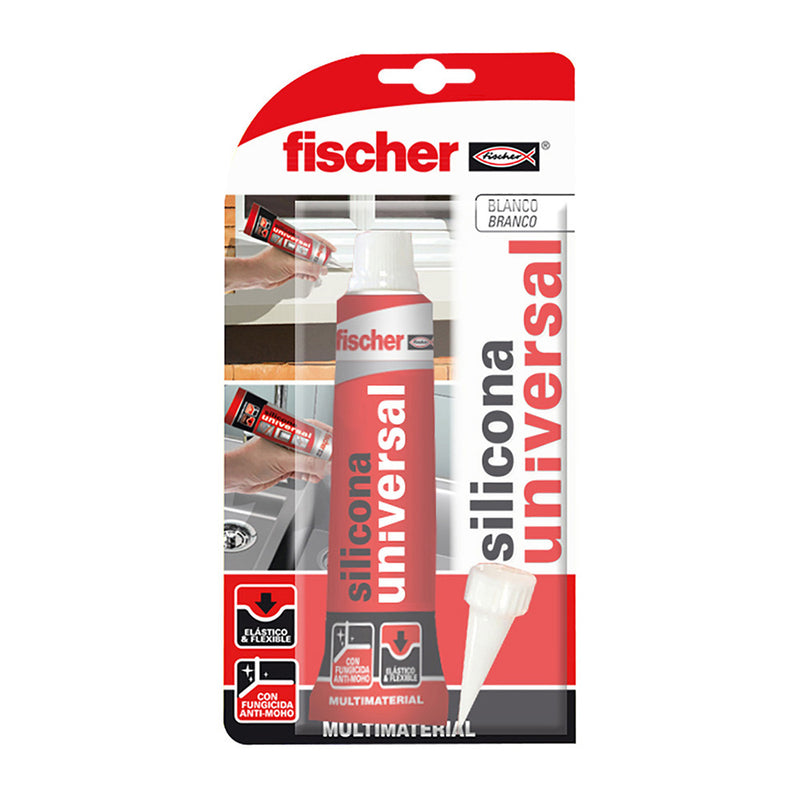 BLÍSTER SILICONE UNIVERSAL TRANSPARENTE 98719 FISCHER 50ML