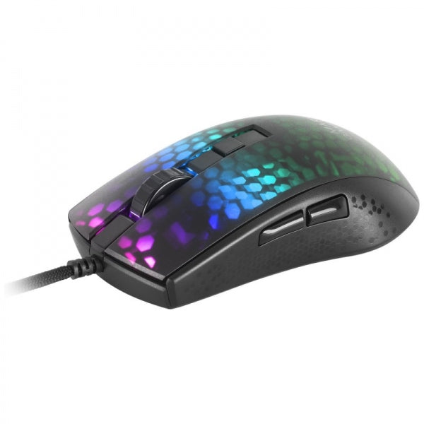 MARS GAMING MMR BLACK MOUSE, 12800DPI, EXTREME-LIGHT 58G, RGB, PA