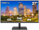 MONITOR NILOX 27" IPS 120 HZ HDMI DP 1920 X 1080