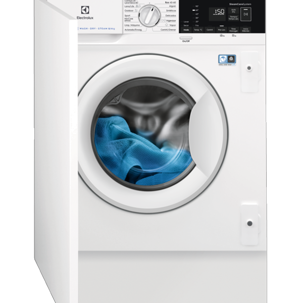 MÁQUINA DE LAVAR E SECAR ROUPA DE ENCASTRE 8KG ELECTROLUX EN7W486