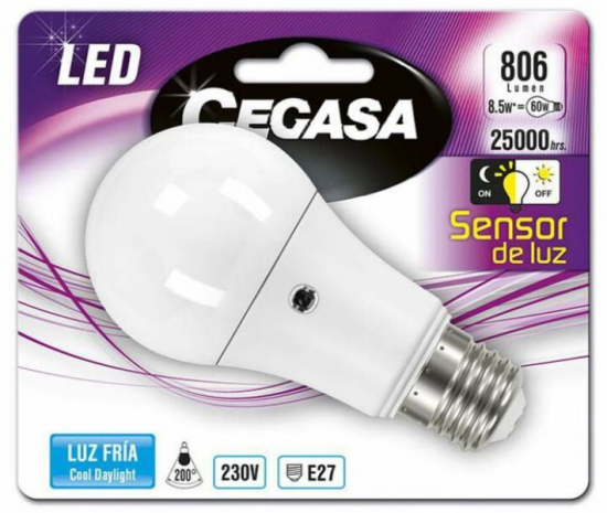 BOM CEGASA LED 806LM 8.5W 5000K 326116