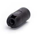 SUPORTE DE LÂMPADA DE TERMINAL DE MOLA DE PLÁSTICO PRETO E14