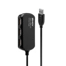 Lindy 42783 hub de interface 480 Mbit/s Preto