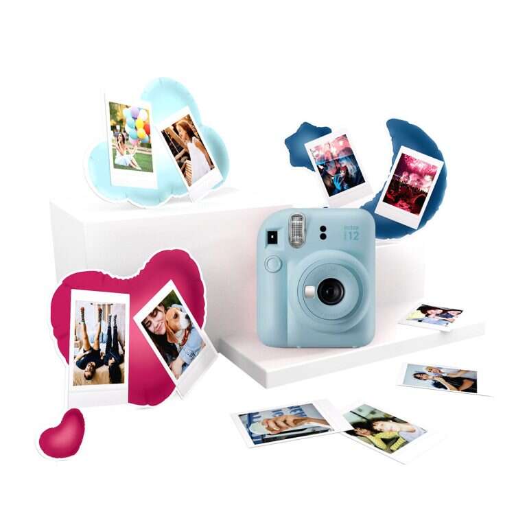 FUJIFILM PACK BEST MEMORIES INSTAX MINI 12 PASTEL BLUE CAMARA INS