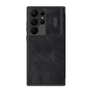 CAPA NILLKIN QIN LEATHER PRO PARA SAMSUNG S23 ULTRA (PRETO)