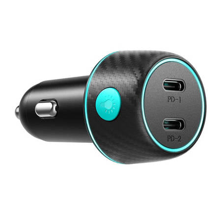 CARREGADOR DE ISQUEIRO JOYROOM CCN02. 2XUSB-C 70W