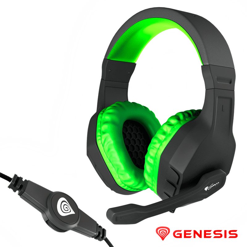 AUSCULTADORES GAMING PRETOVERDE ARGON 200 GENESIS