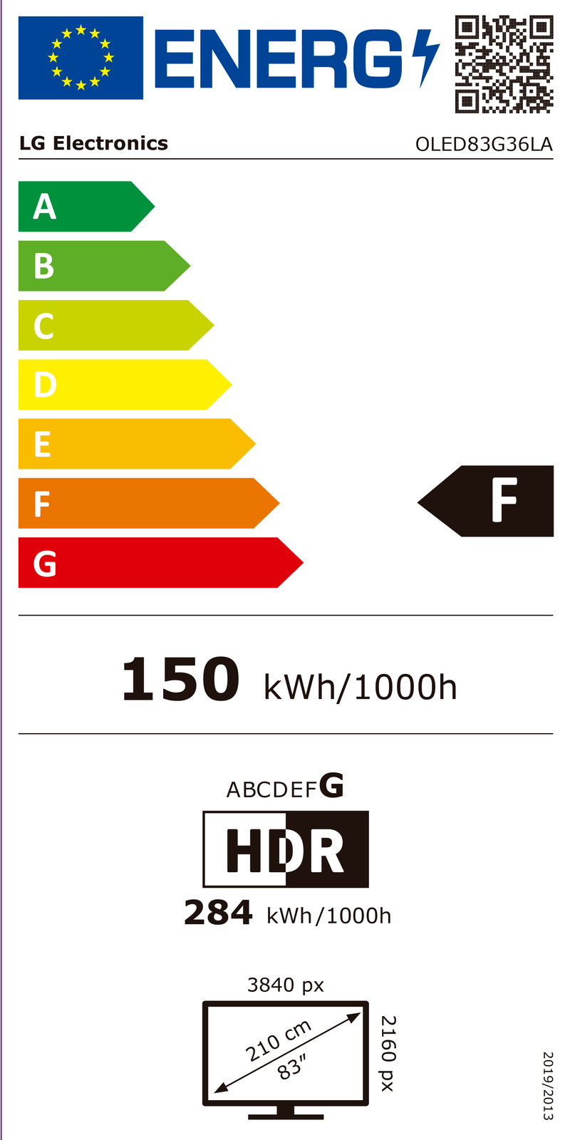 LG - OLED SMART TV 4K OLED83G36LA.AEU