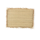 TOALHA DE MESA INDIVIDUAL, ALGAS, FRANJAS, 47 X 32 CM