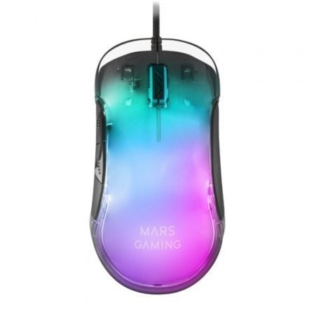 Mars Gaming MMGLOW rato Mão direita USB Type-A 12800 DPI