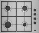Beko HIGG 64103 SXN placa Aço inoxidável Embutido 58 cm Gás 4 zon