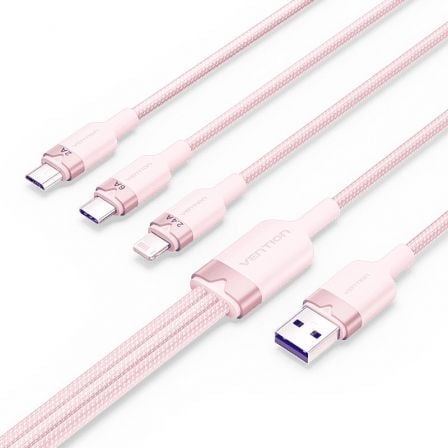 CABLE USB 2.0 LIGHTNING VENTION CTPPG USB MACHO USB TIPO-C MACHO