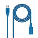 Nanocable 10.01.0901-BL cabo USB 1 m USB 3.2 Gen 1 (3.1 Gen 1) US