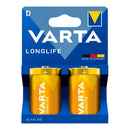 PILHA ALCALINA LONGLIFE D - LR20 (BLISTER DE CARTÃO 2 UNIDADES) Ø