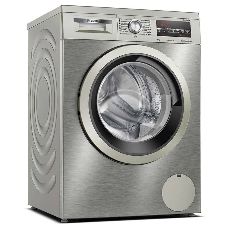 MÁQUINA DE LAVAR ROUPA BOSCH WUU28T8XES 8K 1400R INOX