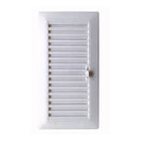GRELHA ENCASTRAVEL REGULAVEL 13.3X26CM + LATERAIS ABS BRANCO (G)