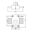 FECHO X5 CASTANHO IFAM