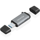 AISENS LECTOR DE TARJETAS USB-A Y USB-C 3.1 GEN1 - COMPATIBLE CON