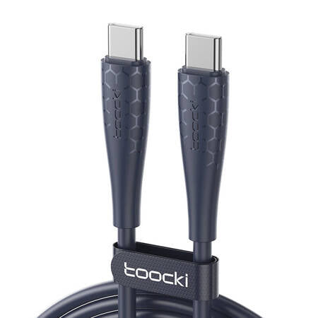 CABLE USB-C TO USB-C TOOCKI TXCTT3- LB03, 1M, FC 240W (BLUE)