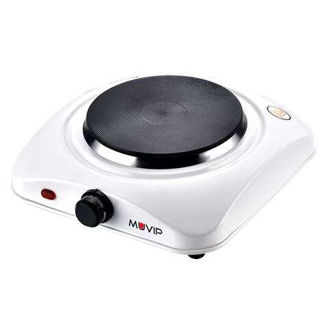 MUVIP COCINA ELECTRICA 1 FUEGO 1000W - 5 NIVELES DE POTENCIA - CO