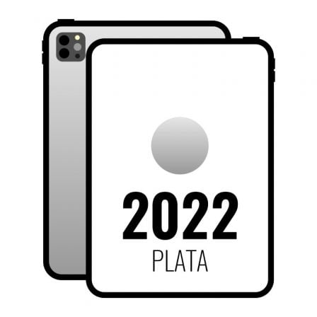 APPLE IPAD PRO 12.9" 2022 6TH WIFI CELL 5G M2 1TB PLATA - MP253TY