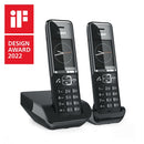 GIGASET WIRELESS PHONE COMFORT 550 DUO BLACK CHROME L36852-H3001-