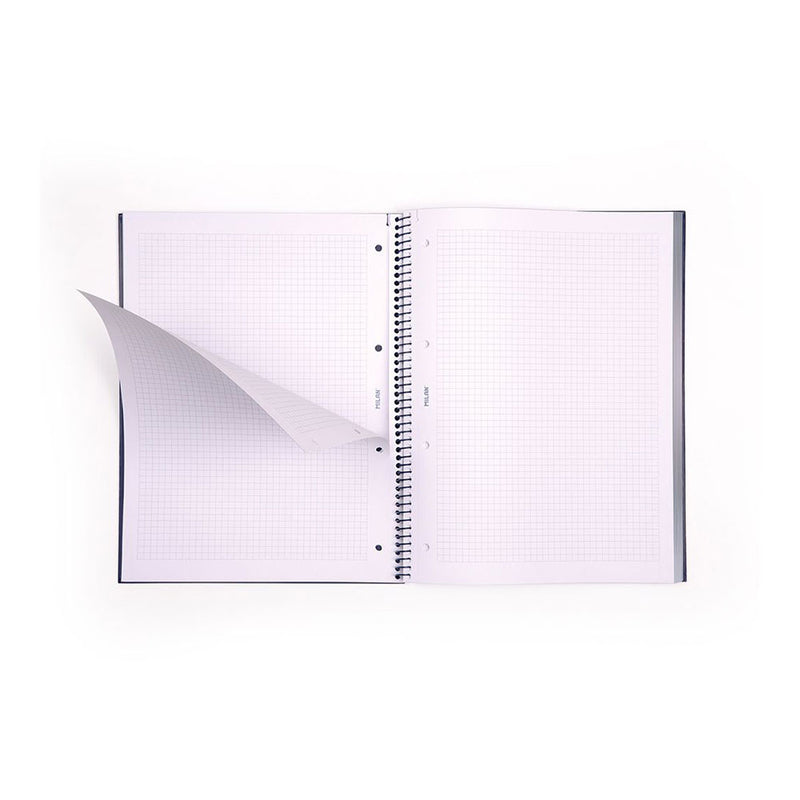 MILAN CUADERNO ESPIRAL FORMATO A4 CUADRICULA 5X5MM - 80 HOJAS DE