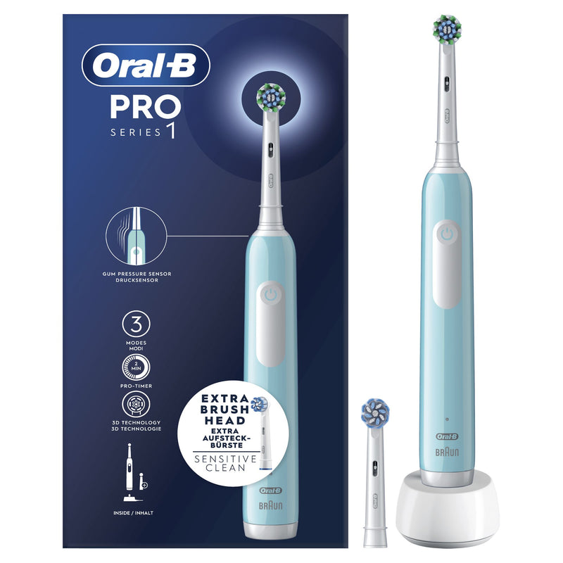 Oral-B Pro Series 1 Adulto Escova oscilante Azul, Branco