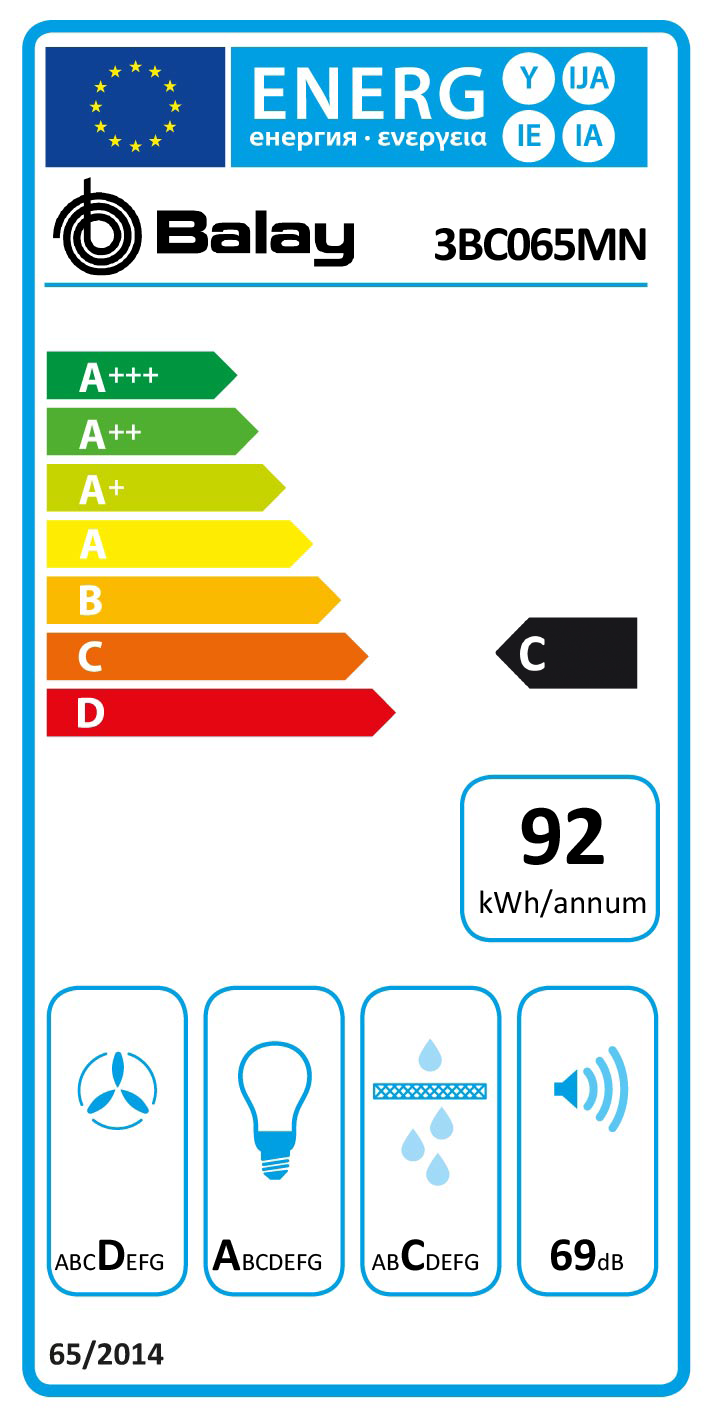 CAMP. BALAY 3BC065MN 525M3H 60CM NEGRO