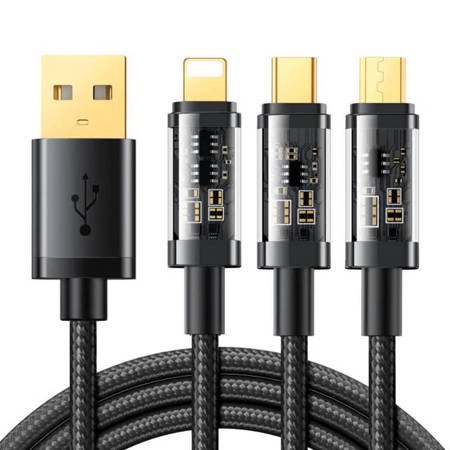 USB CABLE JOYROOM S-1T3015A5 3IN1 USB-C  LIGHTNING  MICRO USB 3.5