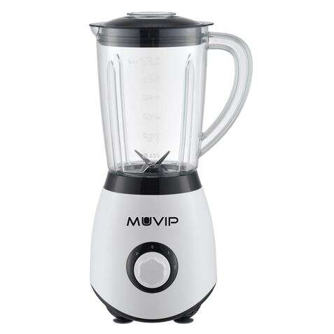 MUVIP BATIDORA DE VASO 1300W 1.5L - 2 VELOCIDADES - CHUCHILLAS DE