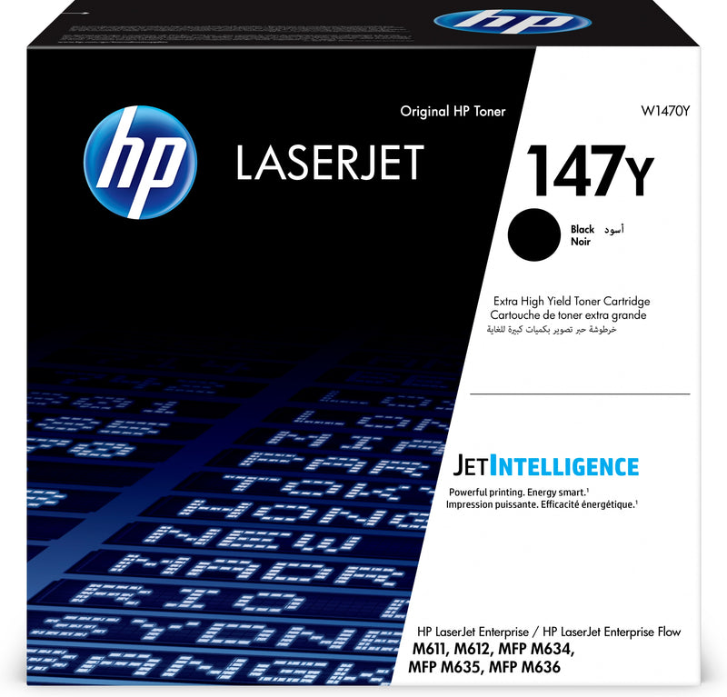 HP Toner LaserJet Original 147Y Preto de extraelevado rendimento