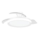 VENTILADOR DE TETO COM PÁS RETRÁTEIS, LED 3 CCT, MOTOR DC 28 W +
